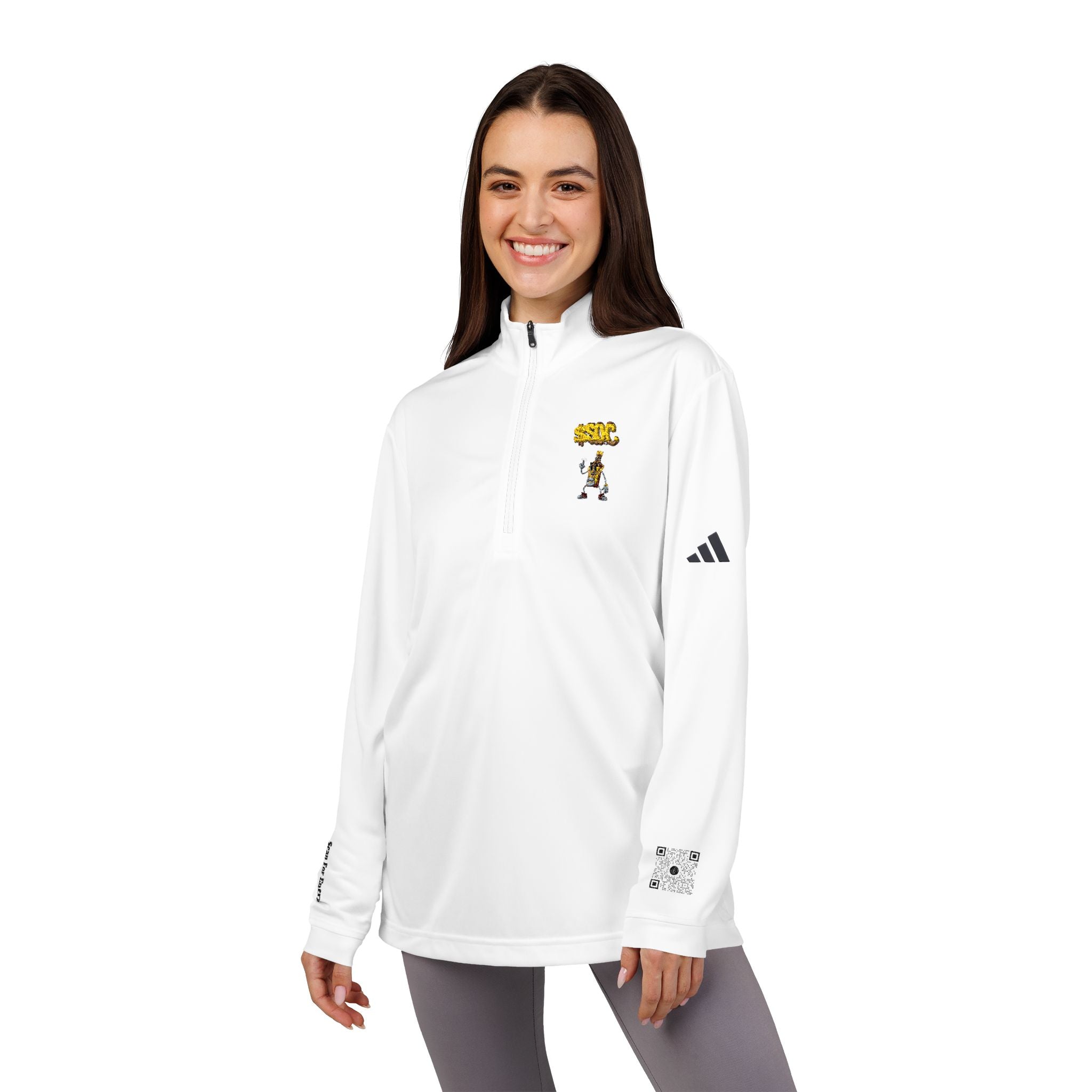 adidas® Quarter-Zip Pullover (Embroidery)